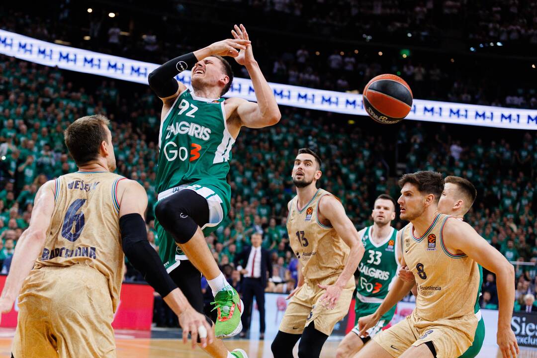 Eurolygos ketvirtfinalis:  „Žalgiris“ – „Barcelona“ 66:77