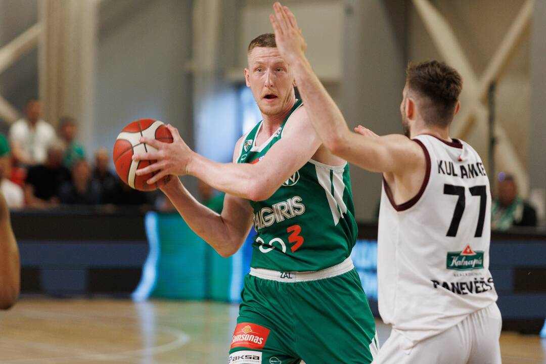 LKL pusfinalis: Kauno „Žalgiris“ – Panevėžio „Lietkabelis“ 69:58