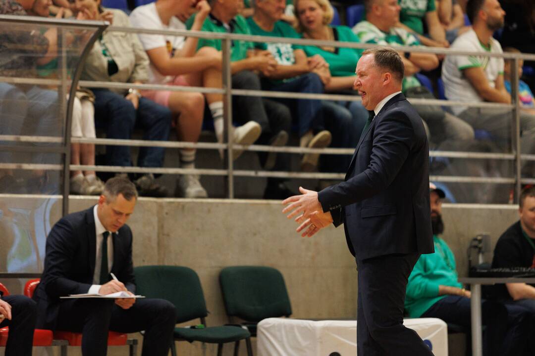 LKL pusfinalis: Kauno „Žalgiris“ – Panevėžio „Lietkabelis“ 69:58