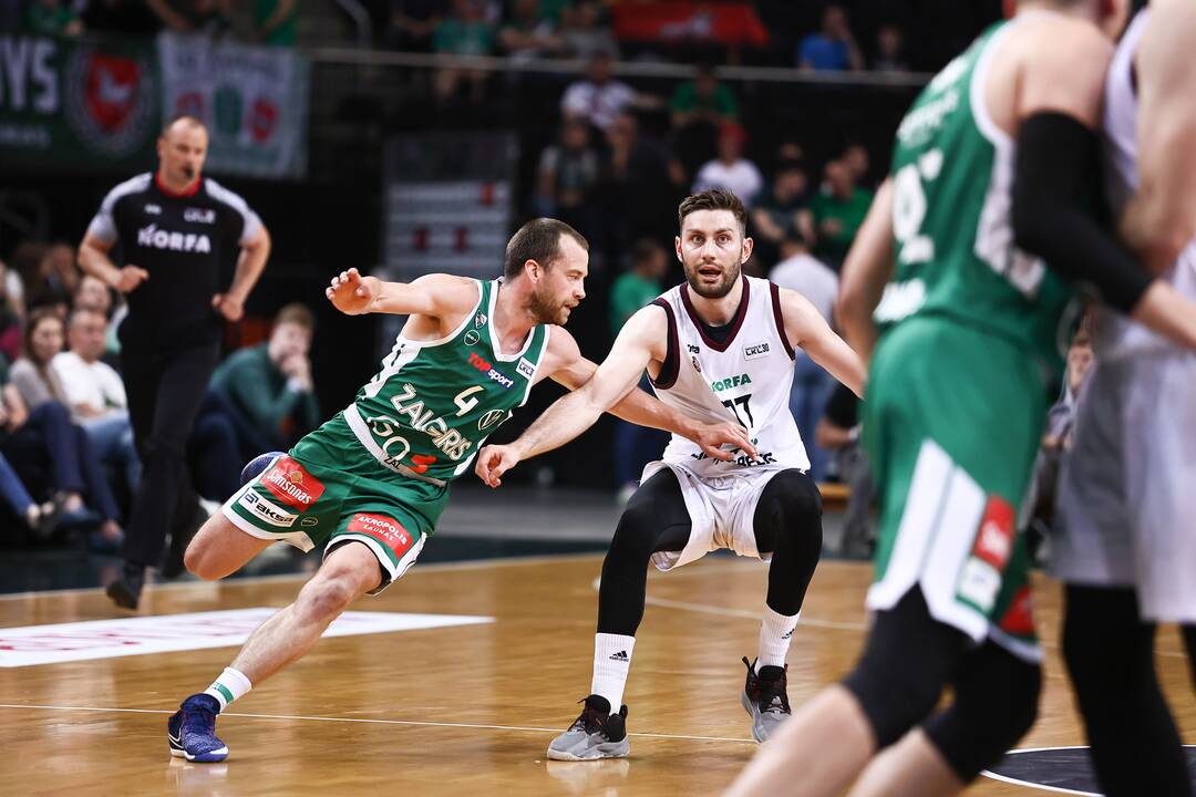 LKL pusfinalis: Kauno „Žalgiris“ – Panevėžio „Lietkabelis“ 66:67