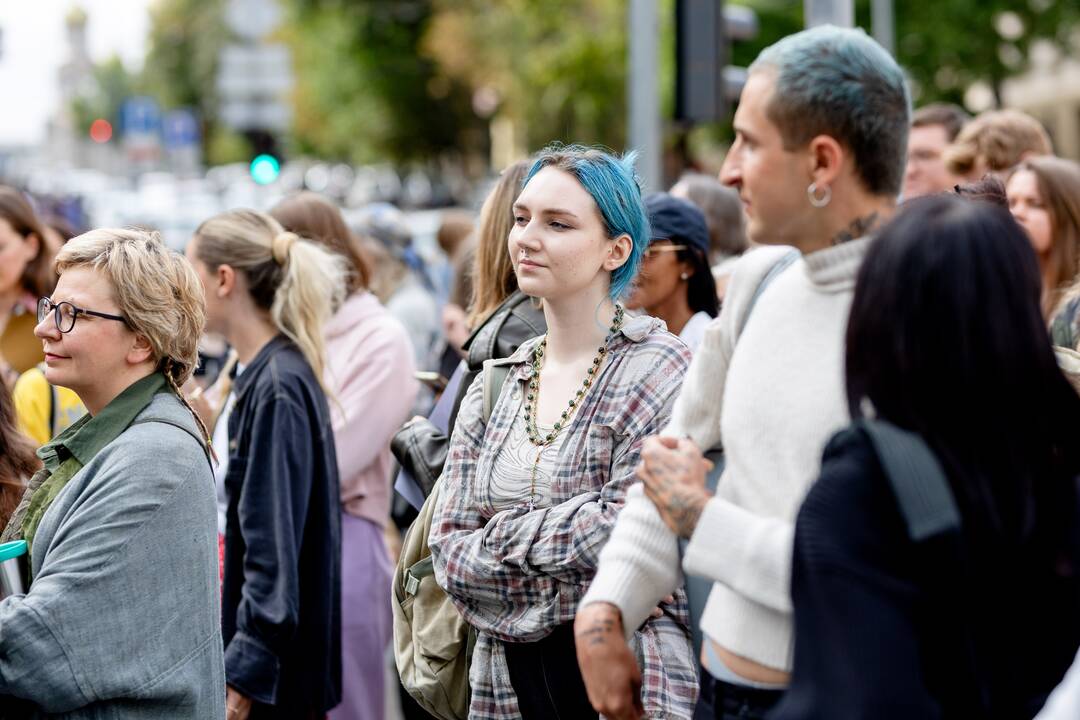 Protestas del medžių J. Basanavičiaus gatvėje