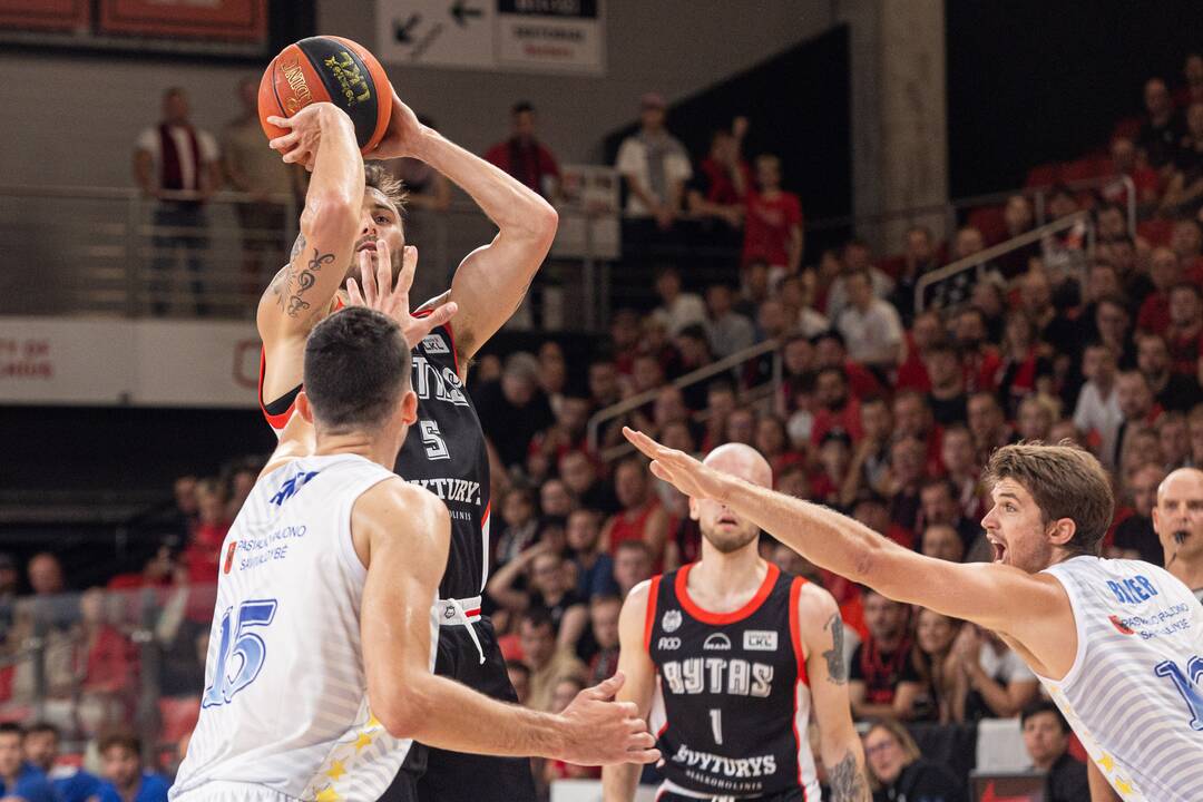 LKL: Vilniaus „Rytas“ – Pasvalio „Pieno žvaigždės“ 106:90