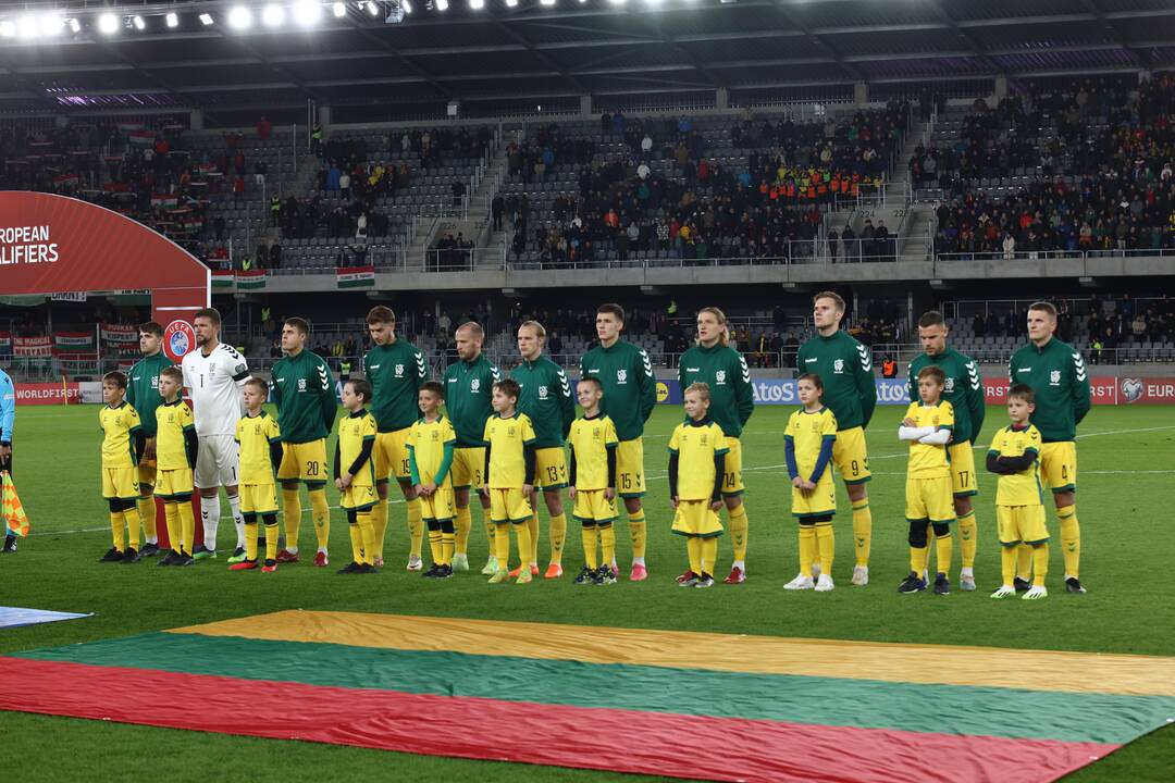 Europos futbolo čempionato atranka: Lietuva – Vengrija 2:2