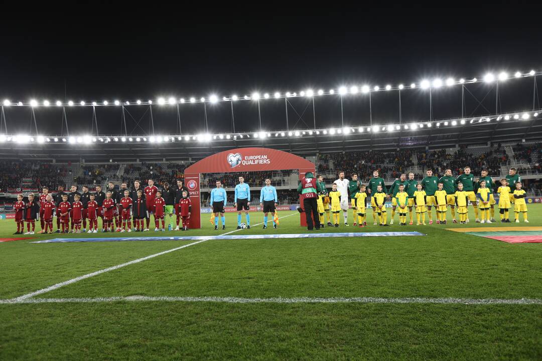 Europos futbolo čempionato atranka: Lietuva – Vengrija 2:2