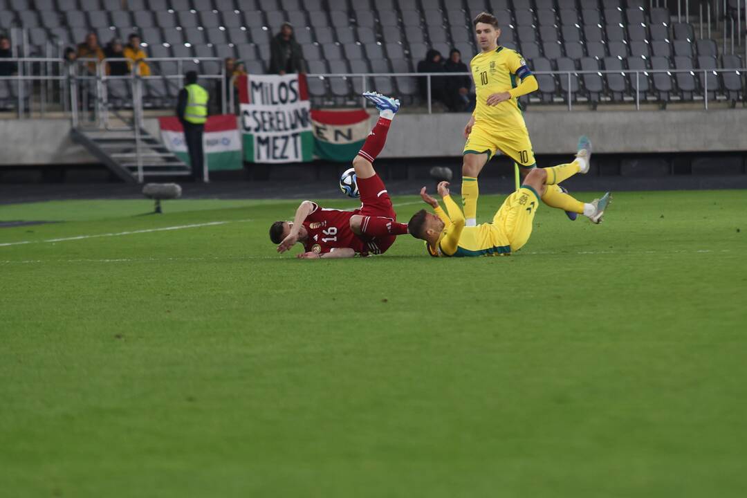 Europos futbolo čempionato atranka: Lietuva – Vengrija 2:2