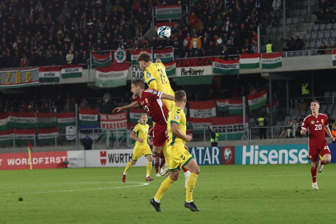 Europos futbolo čempionato atranka: Lietuva – Vengrija 2:2