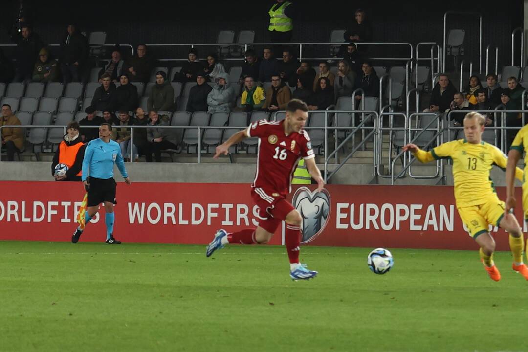 Europos futbolo čempionato atranka: Lietuva – Vengrija 2:2