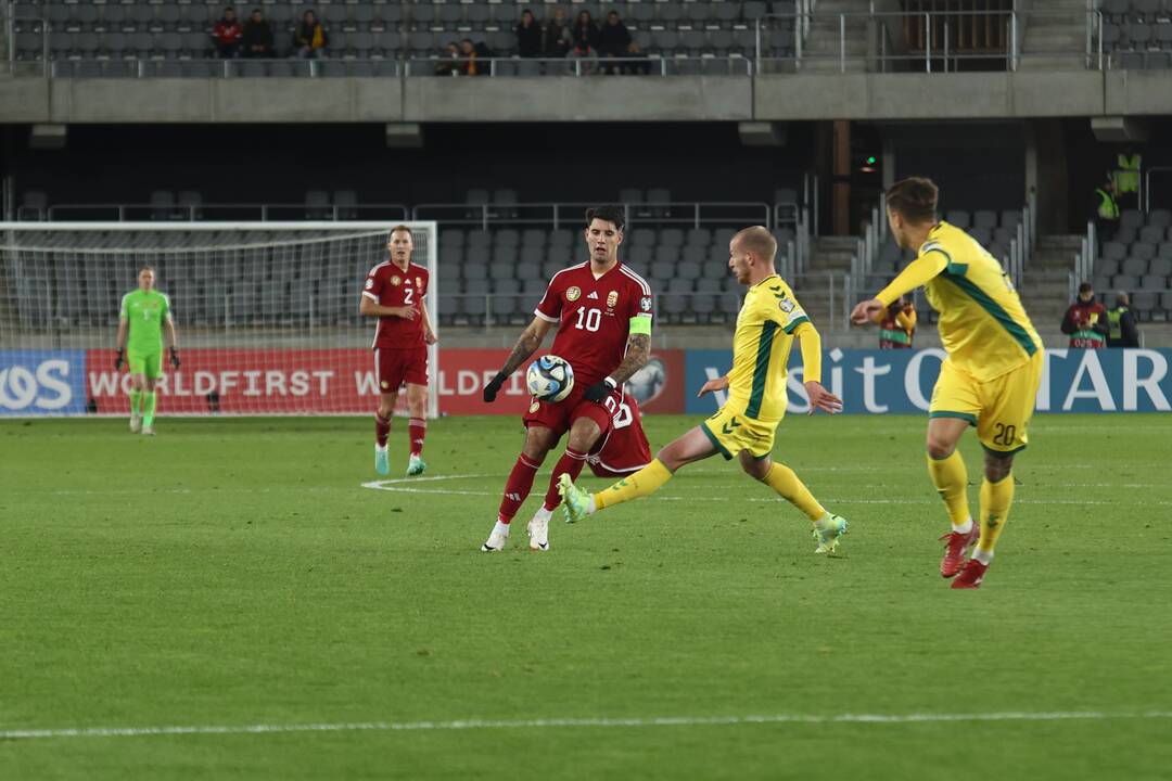 Europos futbolo čempionato atranka: Lietuva – Vengrija 2:2