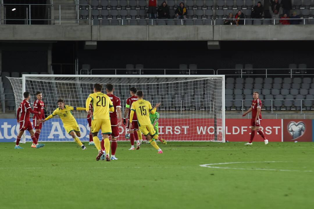 Europos futbolo čempionato atranka: Lietuva – Vengrija 2:2