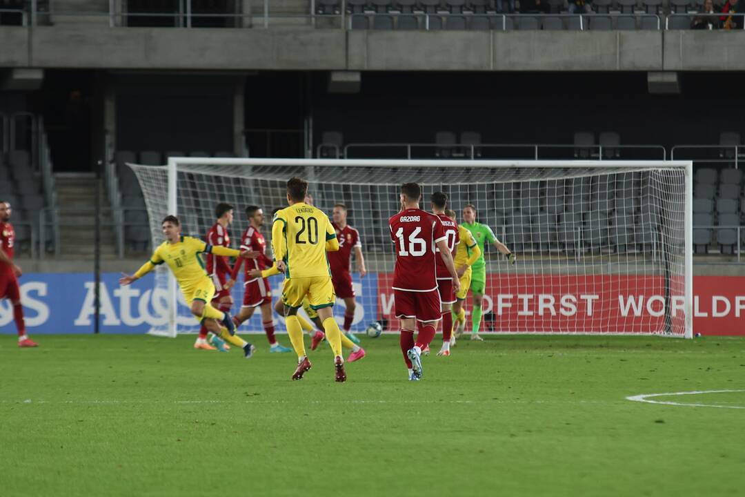 Europos futbolo čempionato atranka: Lietuva – Vengrija 2:2