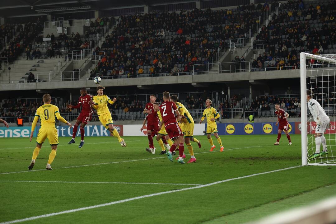 Europos futbolo čempionato atranka: Lietuva – Vengrija 2:2