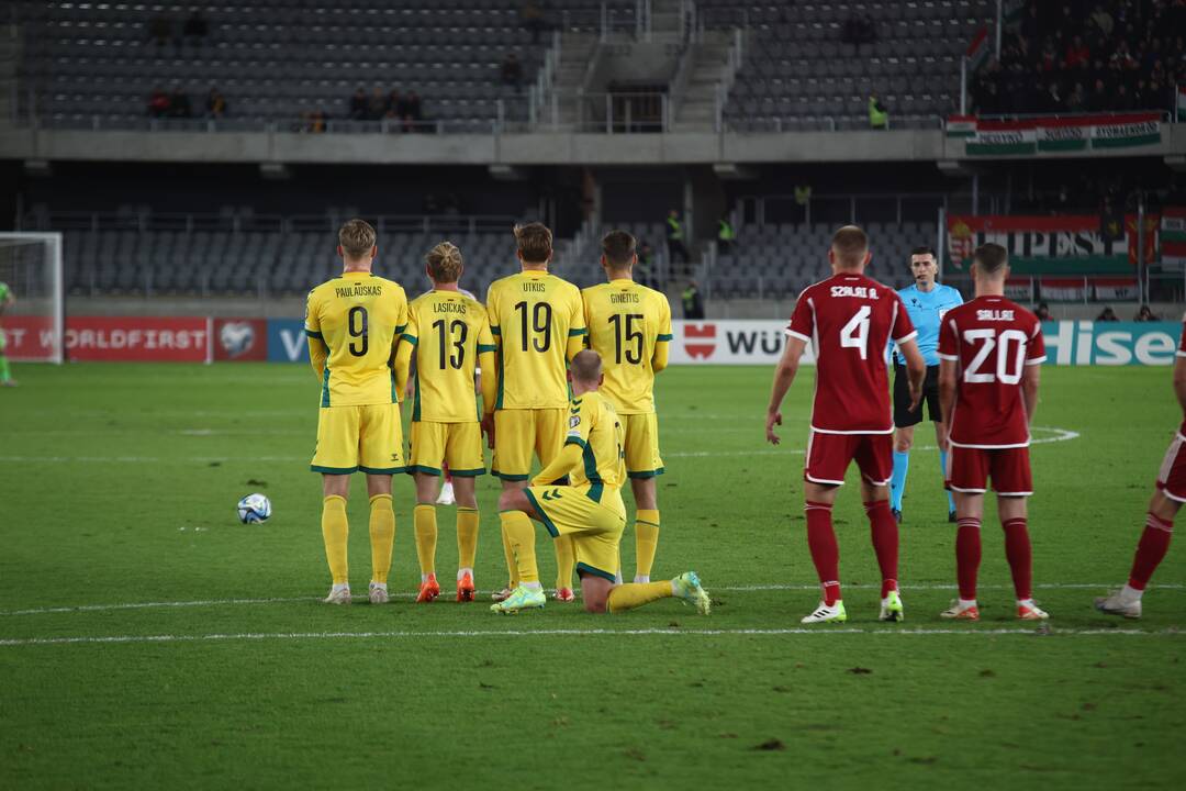 Europos futbolo čempionato atranka: Lietuva – Vengrija 2:2