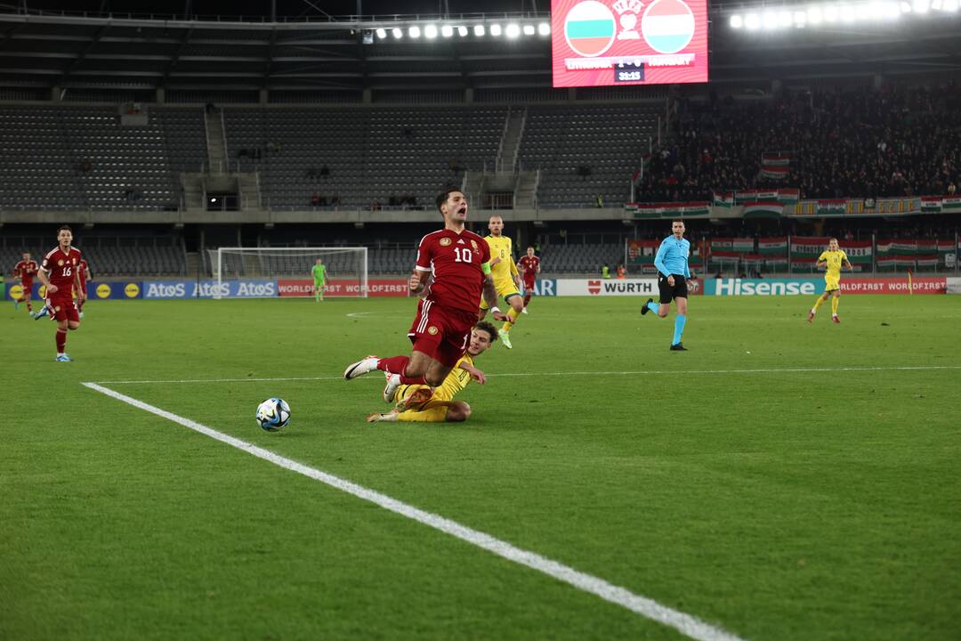 Europos futbolo čempionato atranka: Lietuva – Vengrija 2:2