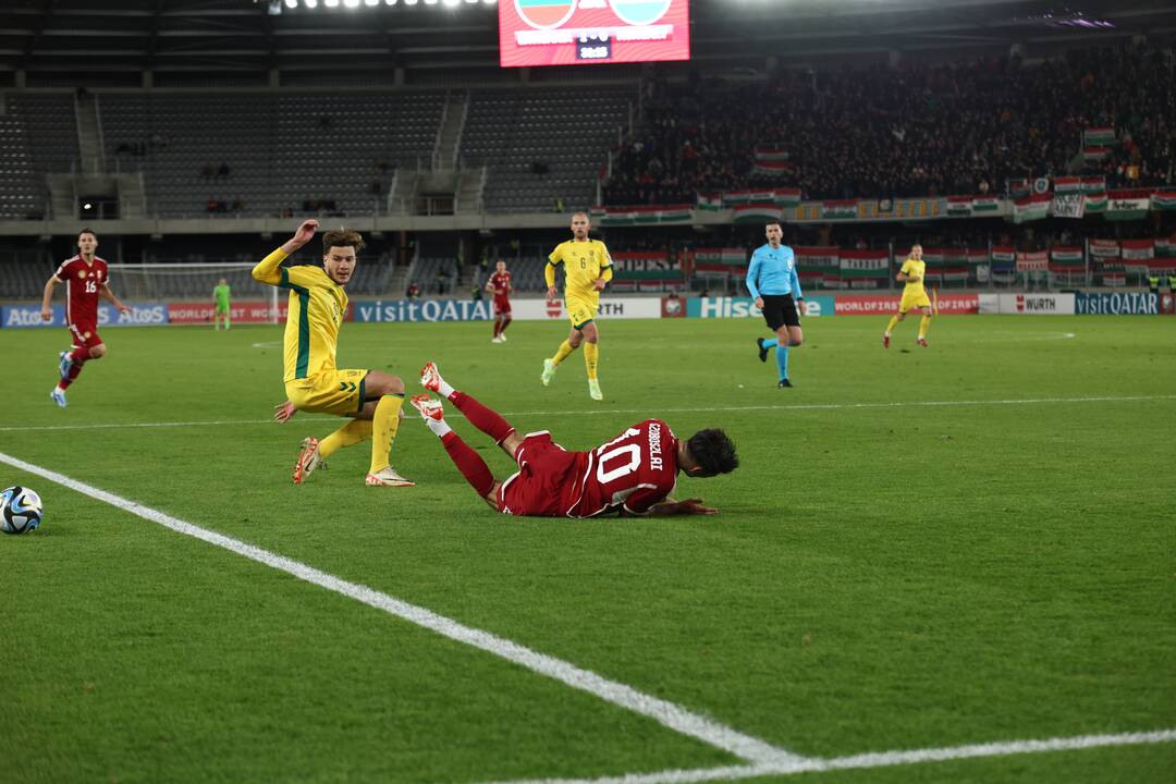 Europos futbolo čempionato atranka: Lietuva – Vengrija 2:2