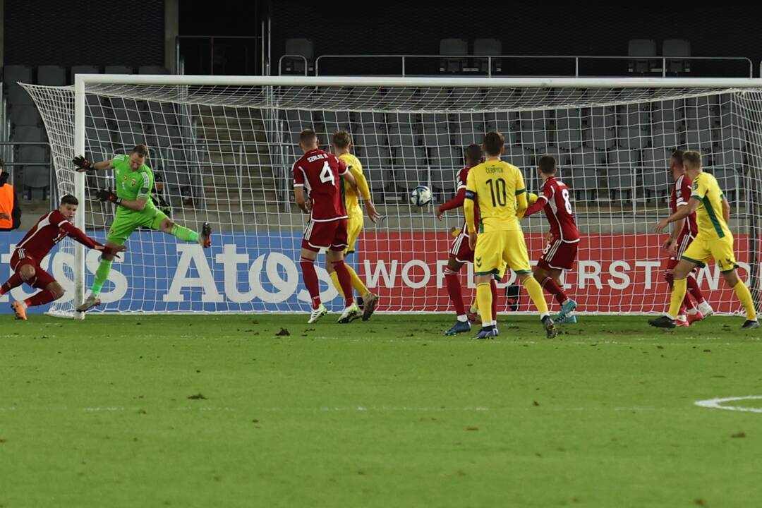 Europos futbolo čempionato atranka: Lietuva – Vengrija 2:2