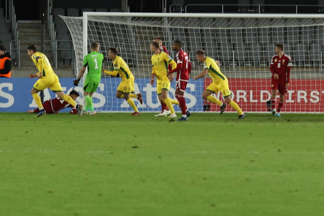 Europos futbolo čempionato atranka: Lietuva – Vengrija 2:2
