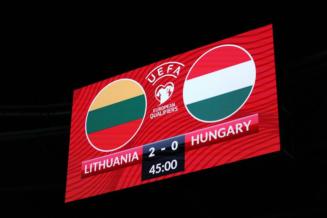 Europos futbolo čempionato atranka: Lietuva – Vengrija 2:2