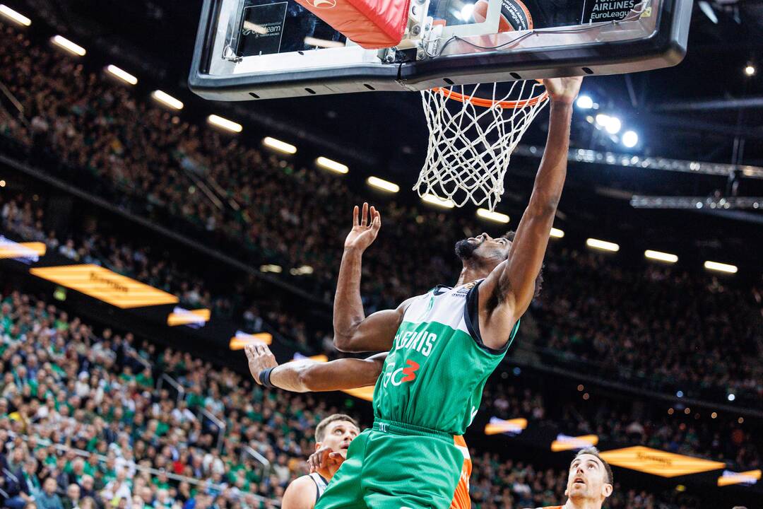 Eurolyga: Kauno „Žalgiris“  –  Valensijos „Basket“ 72:87