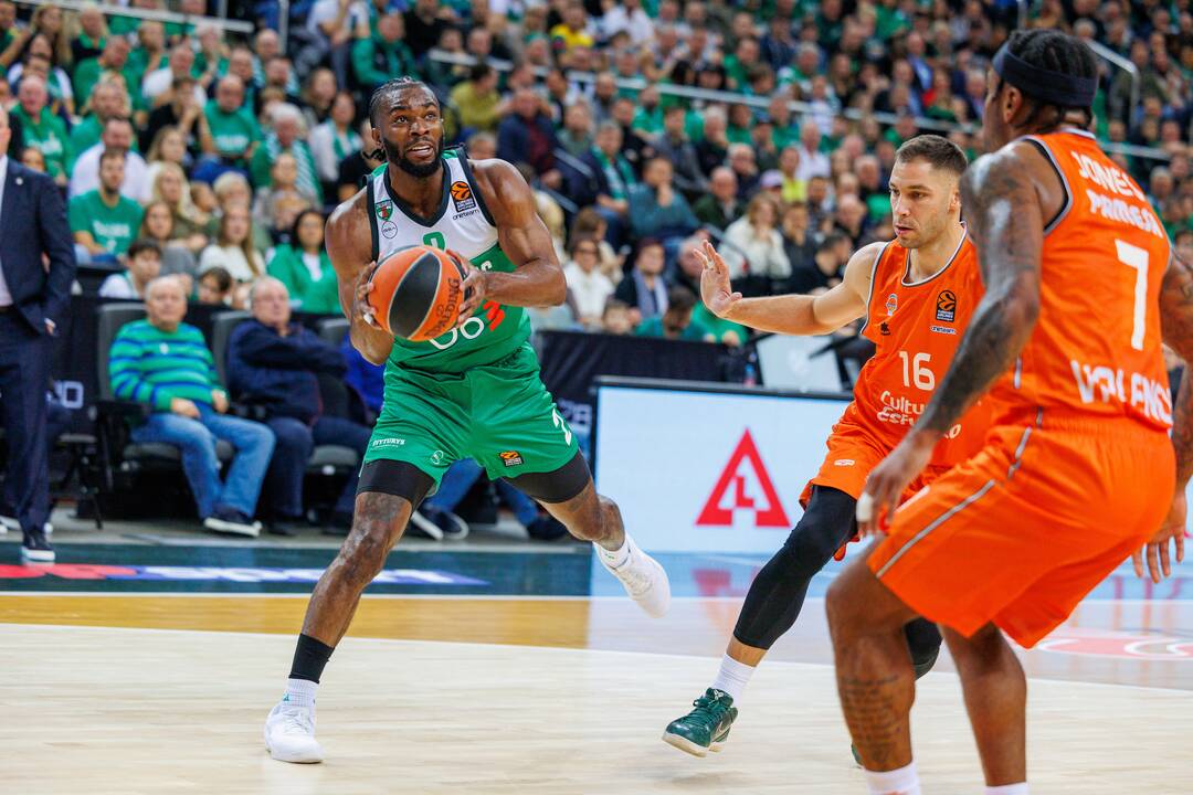 Eurolyga: Kauno „Žalgiris“  –  Valensijos „Basket“ 72:87