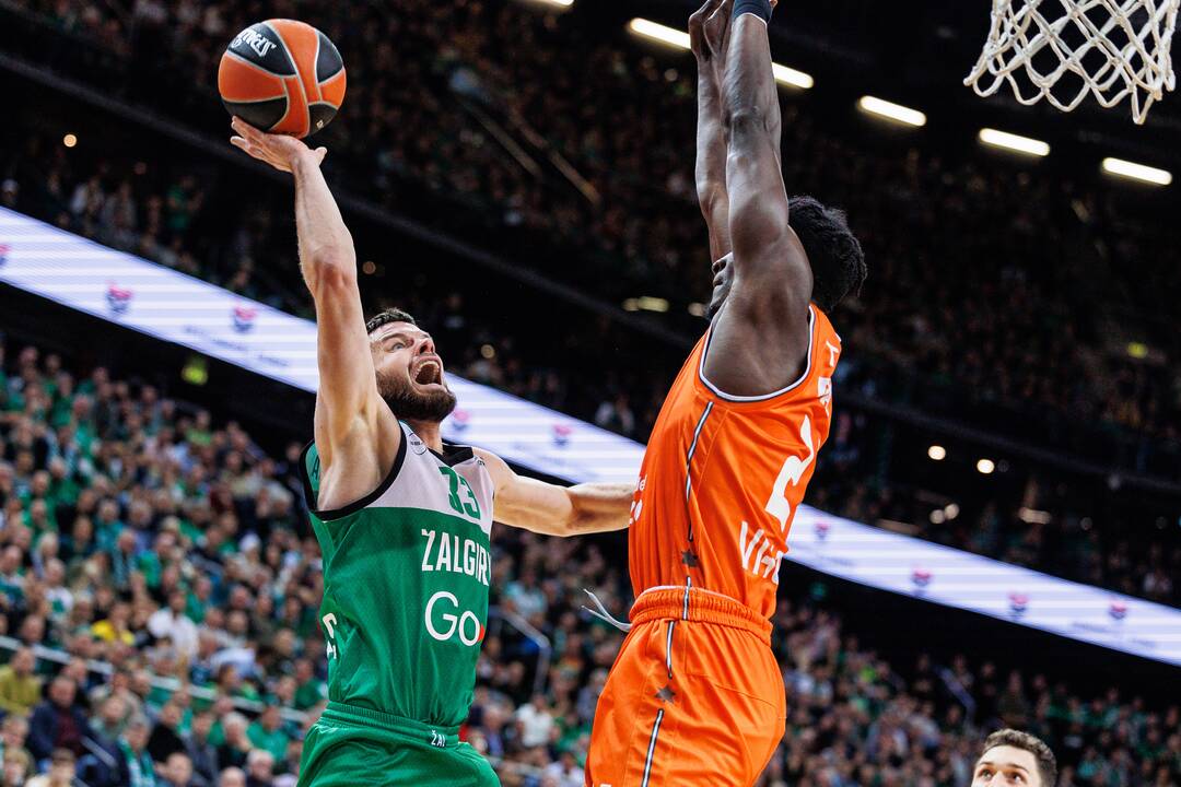 Eurolyga: Kauno „Žalgiris“  –  Valensijos „Basket“ 72:87