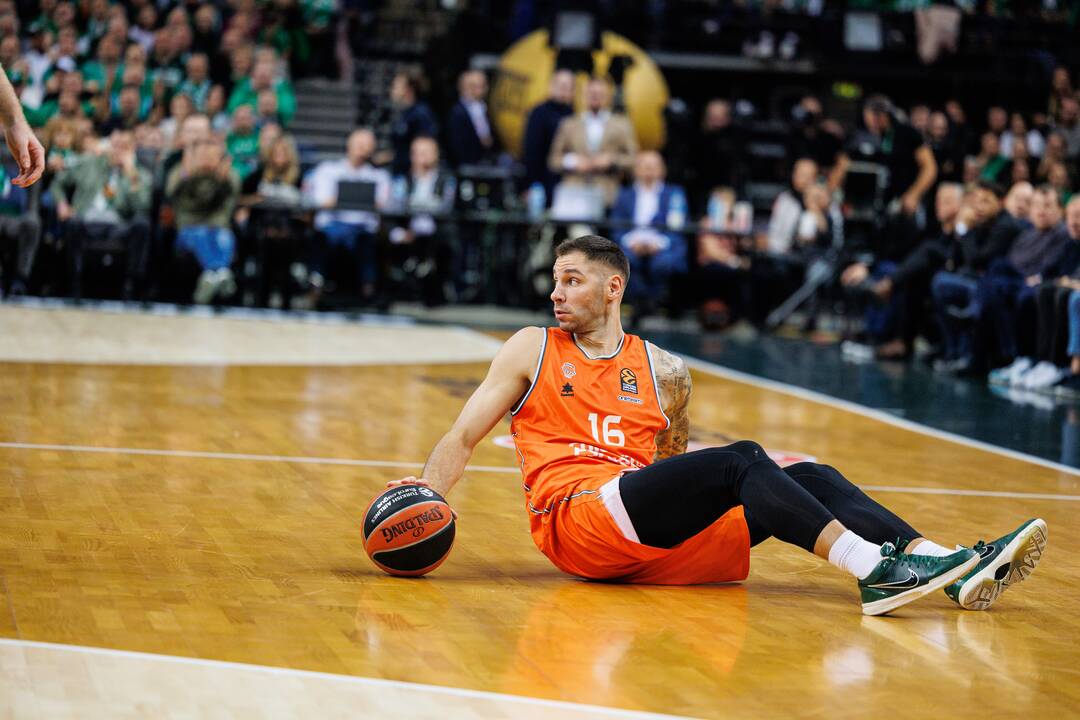 Eurolyga: Kauno „Žalgiris“  –  Valensijos „Basket“ 72:87