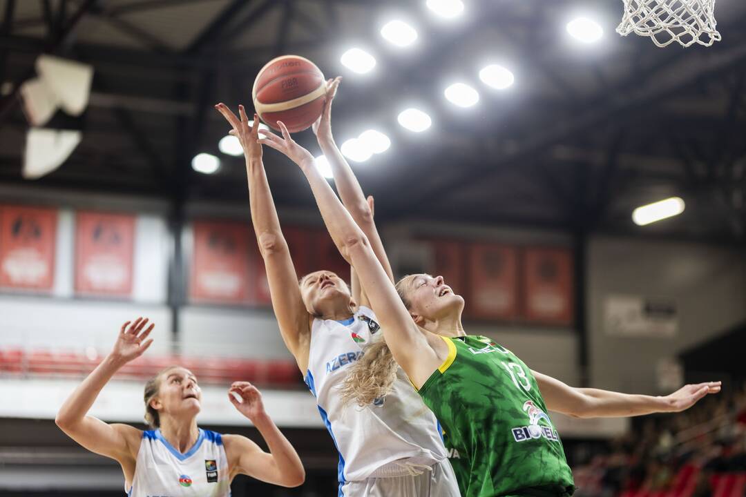 Europos moterų krepšinio čempionato atrankos rungtynės: Lietuva – Azerbaidžanas 99:62