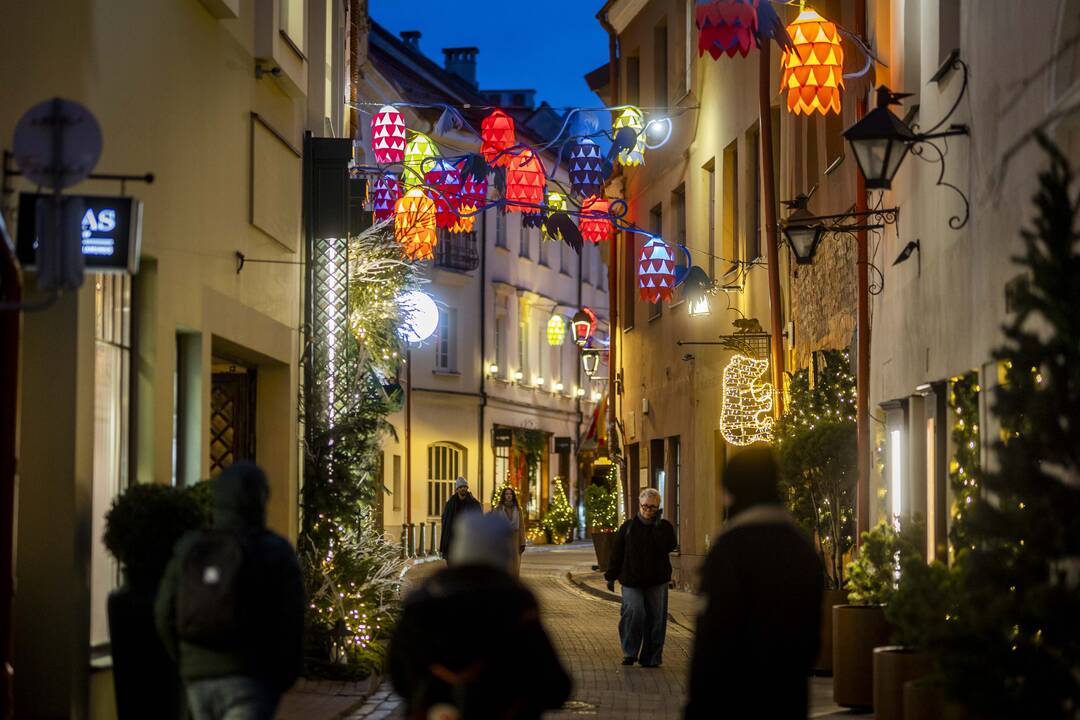 Vilnius pasipuošė šventėms