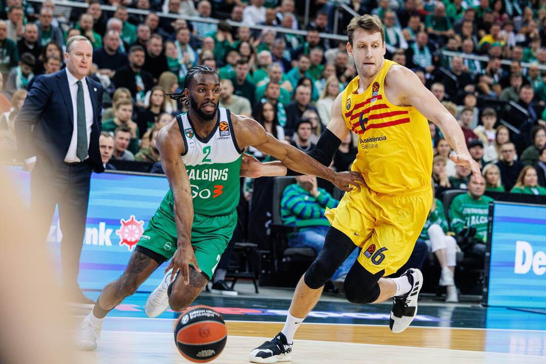 Eurolyga: Kauno „Žalgiris“  –  „Barcelona“ 80:85