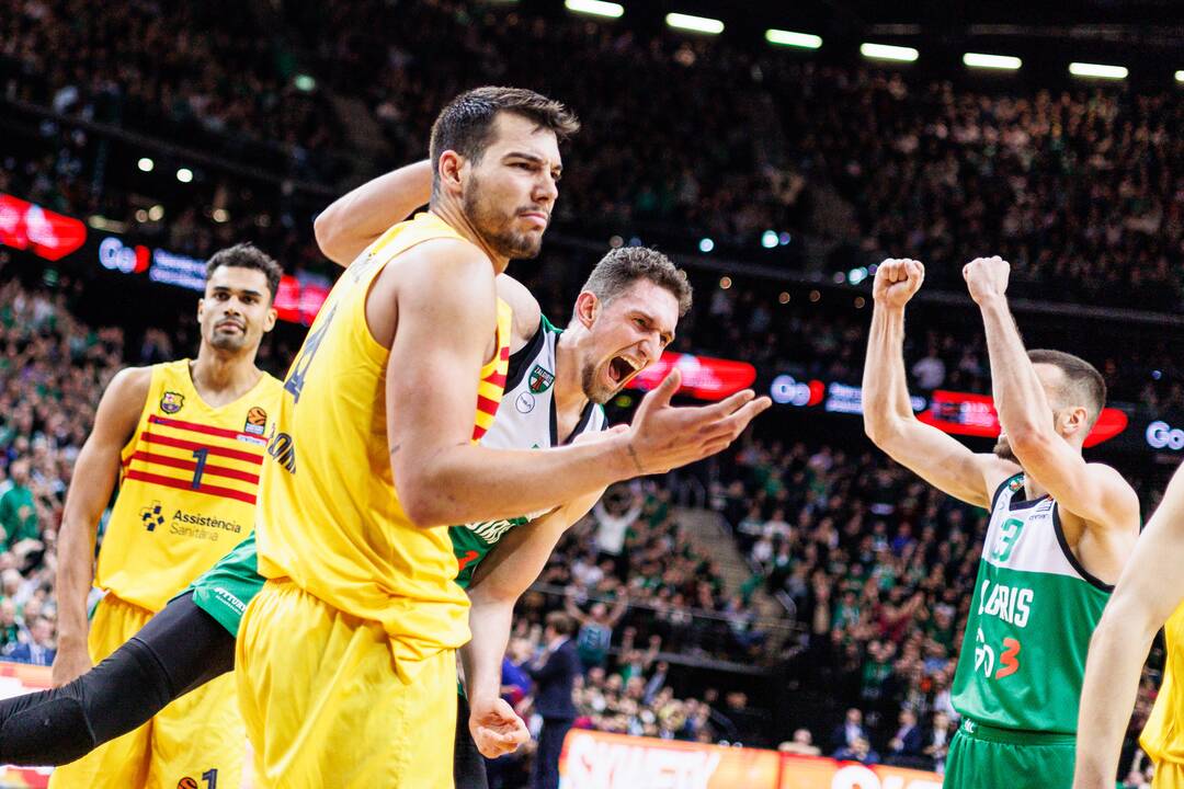 Eurolyga: Kauno „Žalgiris“  –  „Barcelona“ 80:85