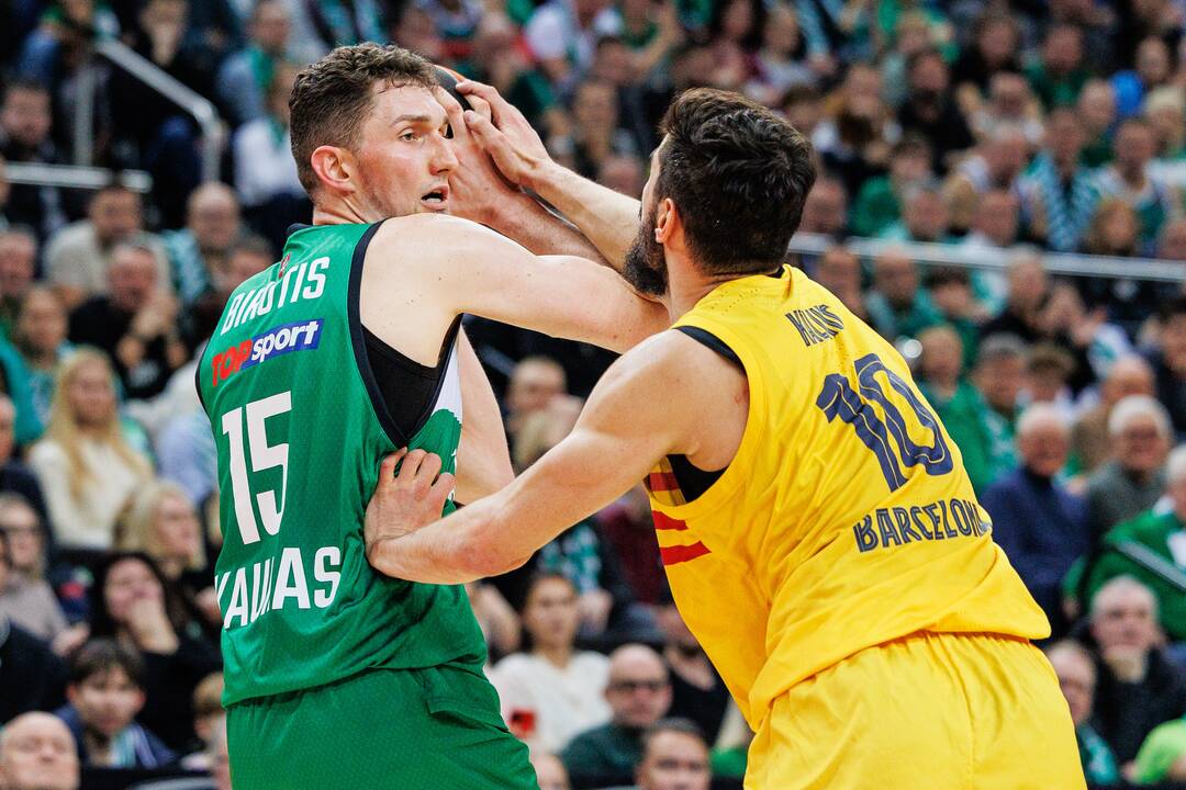 Eurolyga: Kauno „Žalgiris“  –  „Barcelona“ 80:85