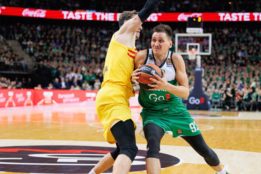 Eurolyga: Kauno „Žalgiris“  –  „Barcelona“ 80:85