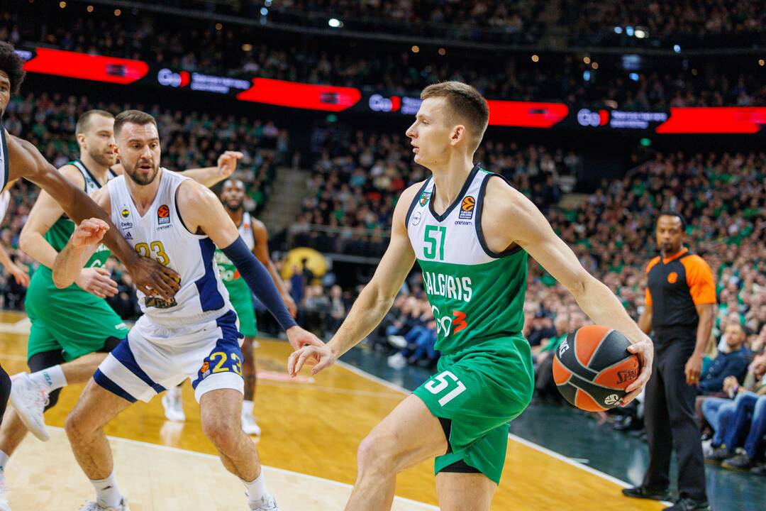 Eurolyga: Kauno „Žalgiris“ – Stambulo „Fenerbahce“ 98:75