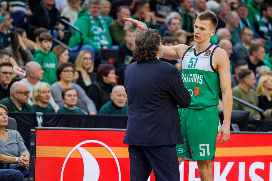 Eurolyga: Kauno „Žalgiris“ – Stambulo „Fenerbahce“ 98:75