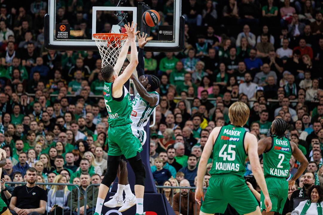 Eurolyga: Kauno „Žalgiris“ – Atėnų „Panathinaikos“ 80:68