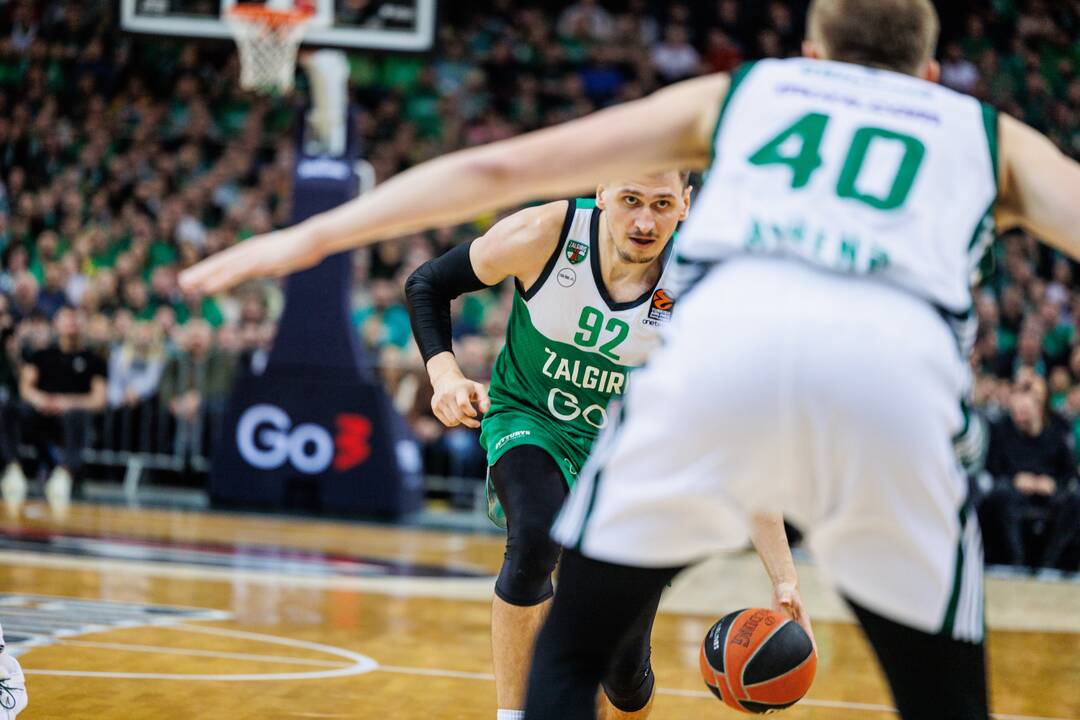 Eurolyga: Kauno „Žalgiris“ – Atėnų „Panathinaikos“ 80:68