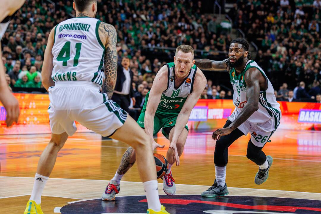 Eurolyga: Kauno „Žalgiris“ – Atėnų „Panathinaikos“ 80:68