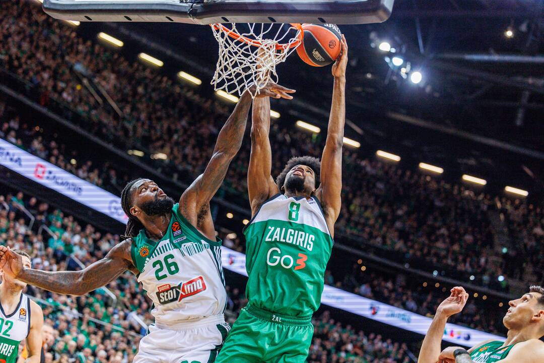 Eurolyga: Kauno „Žalgiris“ – Atėnų „Panathinaikos“ 80:68