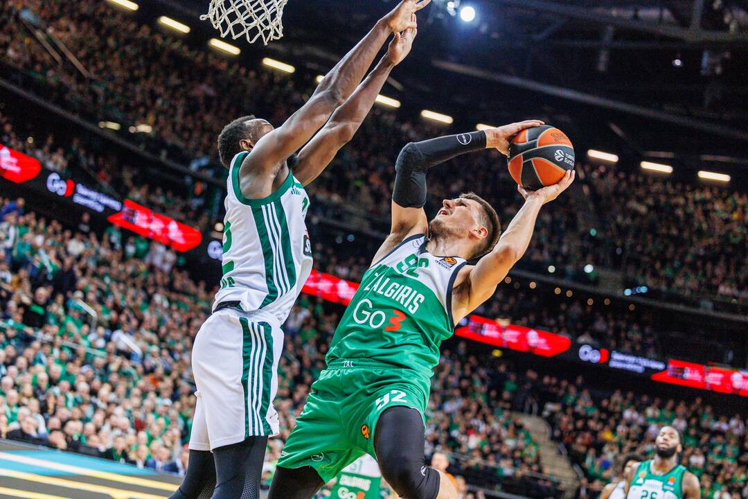 Eurolyga: Kauno „Žalgiris“ – Atėnų „Panathinaikos“ 80:68