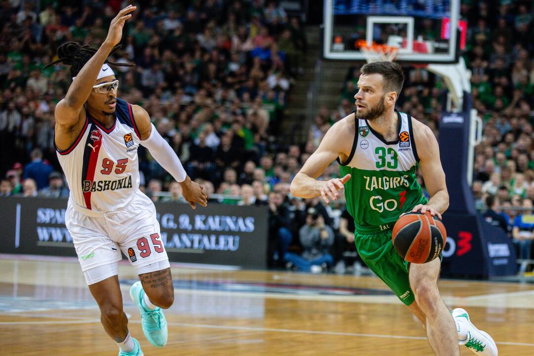 Eurolyga: Kauno „Žalgiris“ – Vitorijos „Baskonia“ 94:76