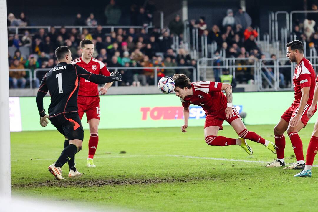 UEFA Tautų lygos rungtynės: Lietuva – Gibraltaras 1:0