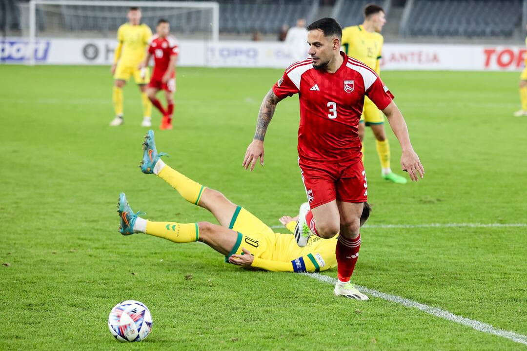 UEFA Tautų lygos rungtynės: Lietuva – Gibraltaras 1:0