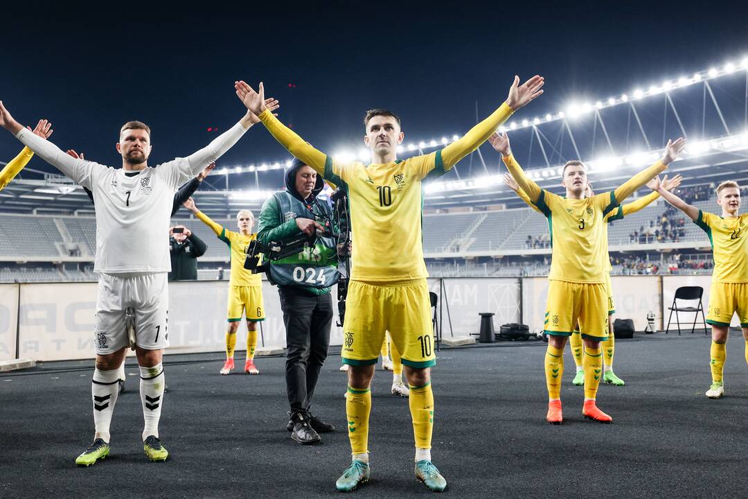 UEFA Tautų lygos rungtynės: Lietuva – Gibraltaras 1:0