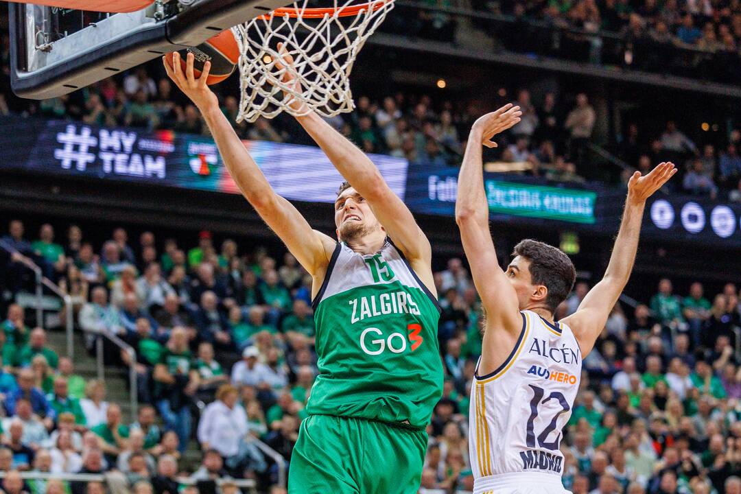 Eurolyga: Kauno „Žalgiris“ – Madrido „Real“ 62:64