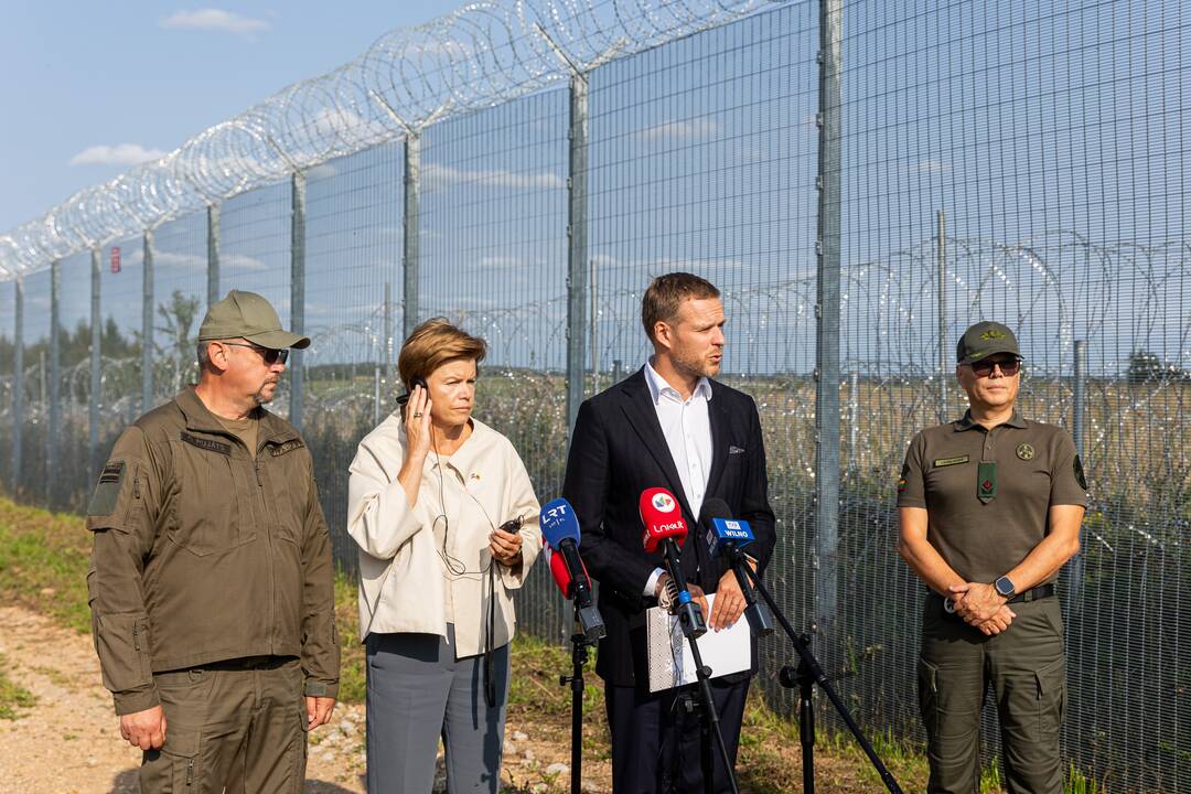 Lietuvos ir Latvijos užsienio reikalų ministrų vizitas pasienyje