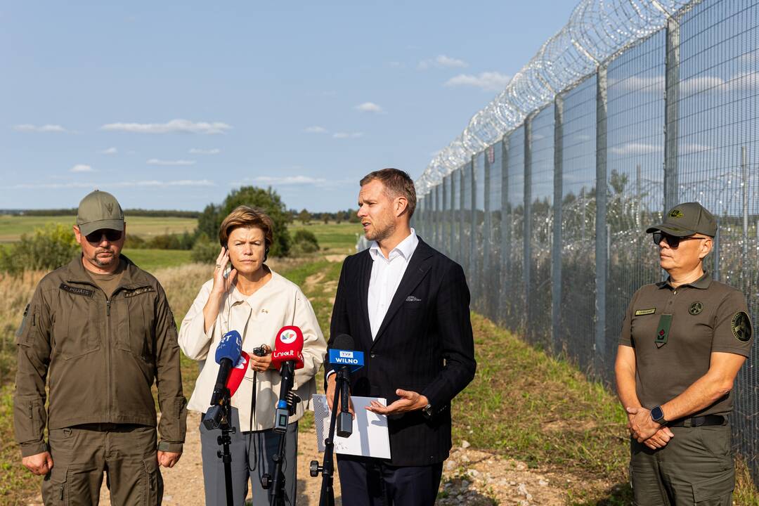 Lietuvos ir Latvijos užsienio reikalų ministrų vizitas pasienyje