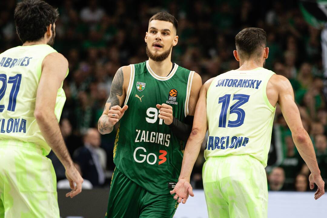 Eurolyga: Kauno „Žalgiris“ – „Barcelona“ 74:67