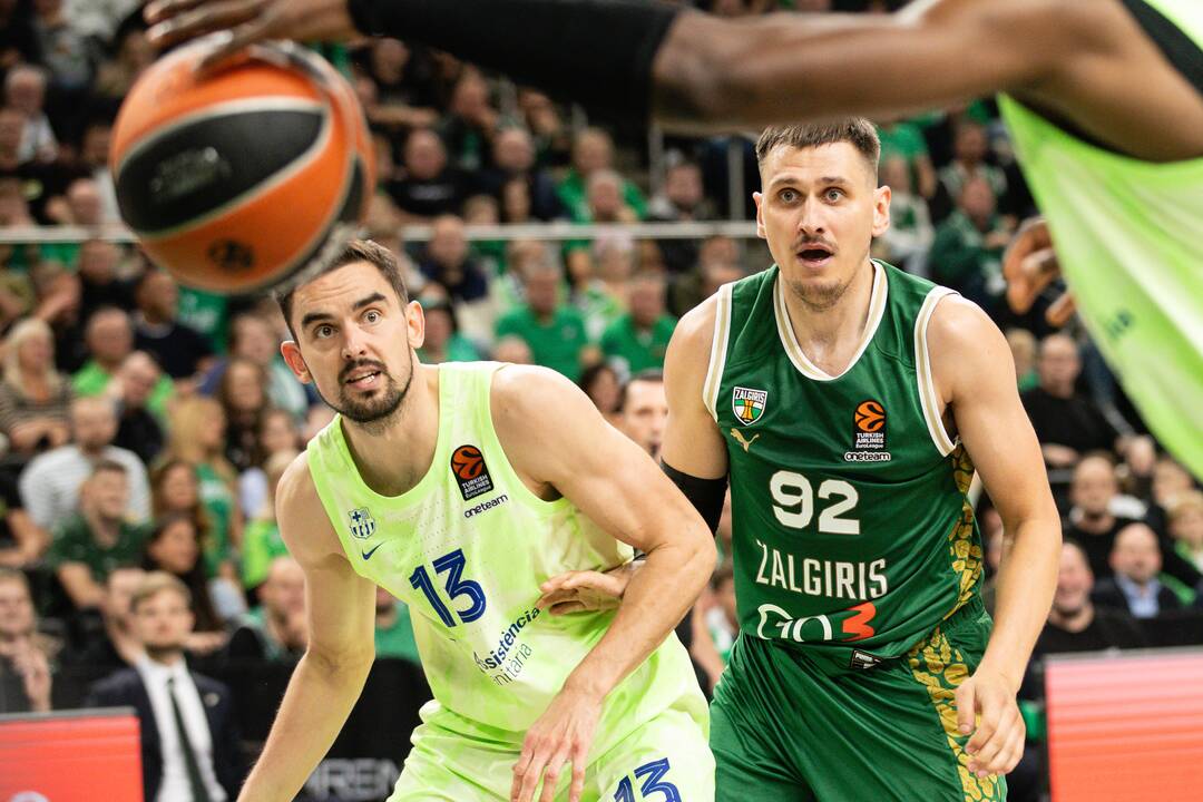 Eurolyga: Kauno „Žalgiris“ – „Barcelona“ 74:67