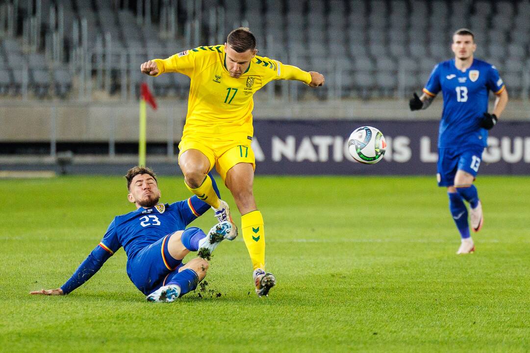 UEFA Tautų lyga: Lietuva – Rumunija 1:2