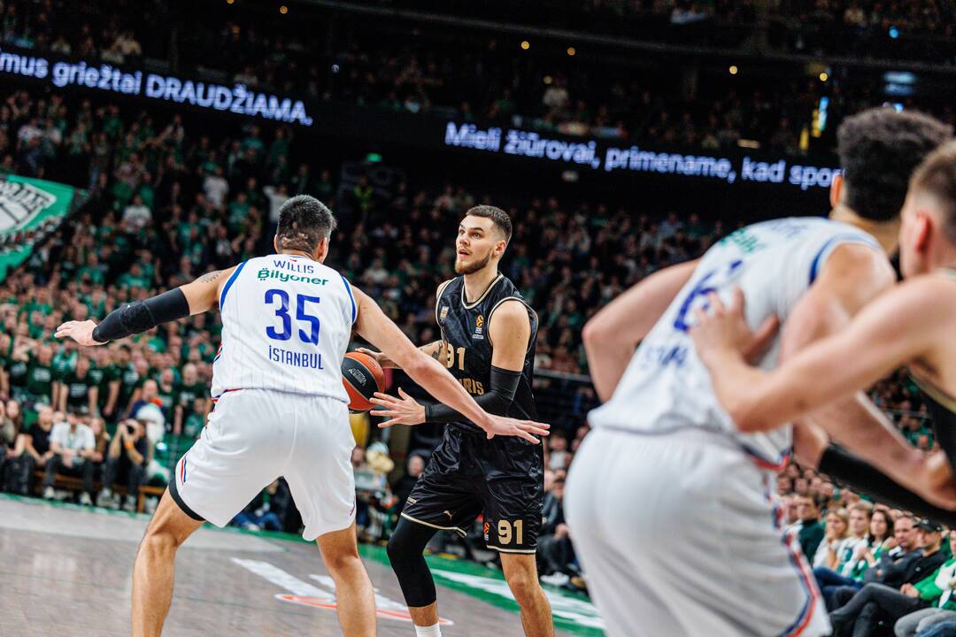 Eurolyga: Kauno „Žalgiris“ – Stambulo „Anadolu Efes“ 85:72