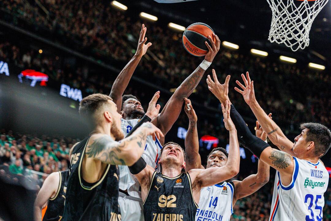 Eurolyga: Kauno „Žalgiris“ – Stambulo „Anadolu Efes“ 85:72